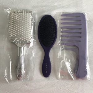 Bundle of 4 MONAT Hairbrushes & Combs NEW